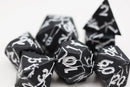 Foam Brain Games: RPG Metal Dice Set - Black Quarry