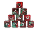 Foam Brain Games: D6 Set - Burning Bush (12ct.)