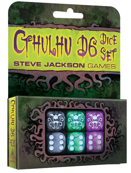 Steve Jackson Games: D6 Set - Cthulhu (6ct.)