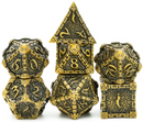 Foam Brain Games: RPG Metal Dice Set - Dagger of Venom (Golden)