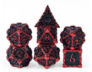 Foam Brain Games: RPG Metal Dice Set - Dagger of Venom (Magma)