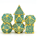 Foam Brain Games: RPG Metal Dice Set - Dagger of Venom (Teal)