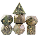 Foam Brain Games: RPG Gemstone Dice Set - Dark Jasper
