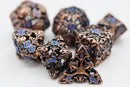 Foam Brain Games: RPG Metal Dice Set - Hollow Fleur de Lis (Copper)