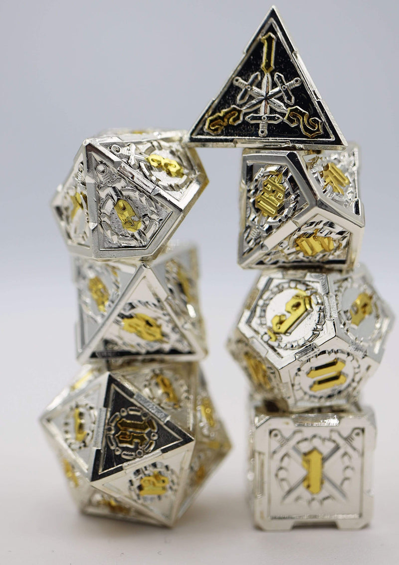 Foam Brain Games: RPG Metal Dice Set - Holy Sword