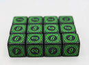 Foam Brain Games: D6 Set - Magic Burst Green (12ct.)