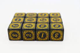 Foam Brain Games: D6 Set - Magic Burst Yellow (12ct.)