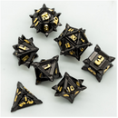 Foam Brain Games: RPG Metal Dice Set - Medieval Flail