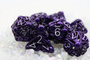 Foam Brain Games: RPG Metal Dice Set - Mind Eater Hollow (Purple)