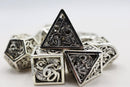 Foam Brain Games: RPG Metal Dice Set - Mind Eater Hollow (Mithril)