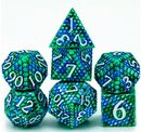 Foam Brain Games: RPG Metal Dice Set - Ocean Dragon Scale