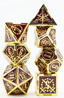 Foam Brain Games: RPG Metal Dice Set - Royal Amethyst Sword