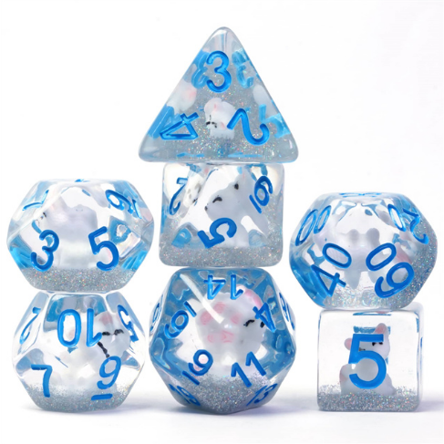 Foam Brain Games: RPG Dice Set - Arctic Fox