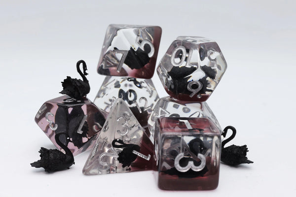 Foam Brain Games: RPG Dice Set - Black Swan