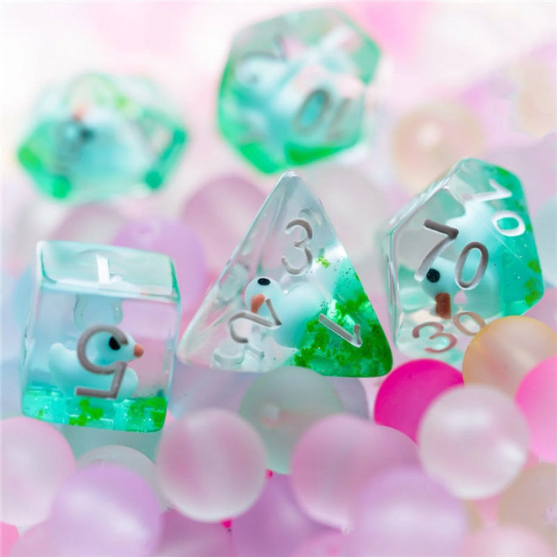 Foam Brain Games: RPG Dice Set - Blue Duck