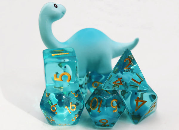 Foam Brain Games: RPG Dice Set - Brontosaurus