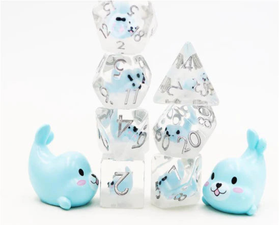 Foam Brain Games: RPG Dice Set - Blue Seal