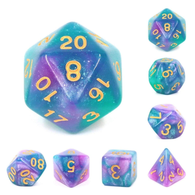 Foam Brain Games: RPG Dice Set - Byzantium