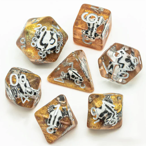 Foam Brain Games: RPG Dice Set - Desert Bull Head