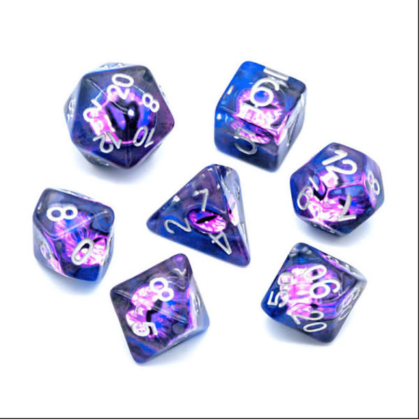 Foam Brain Games: RPG Dice Set - Dark Mage Eye