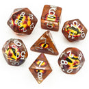 Foam Brain Games: RPG Dice Set - Fire Demon Eye
