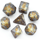 Foam Brain Games: RPG Dice Set - Glitter Gearwheel