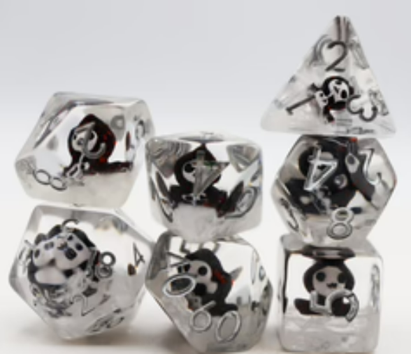 Foam Brain Games: RPG Dice Set - Grim Reaper