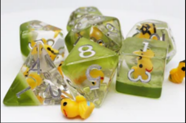 Foam Brain Games: RPG Dice Set - Happy Bees