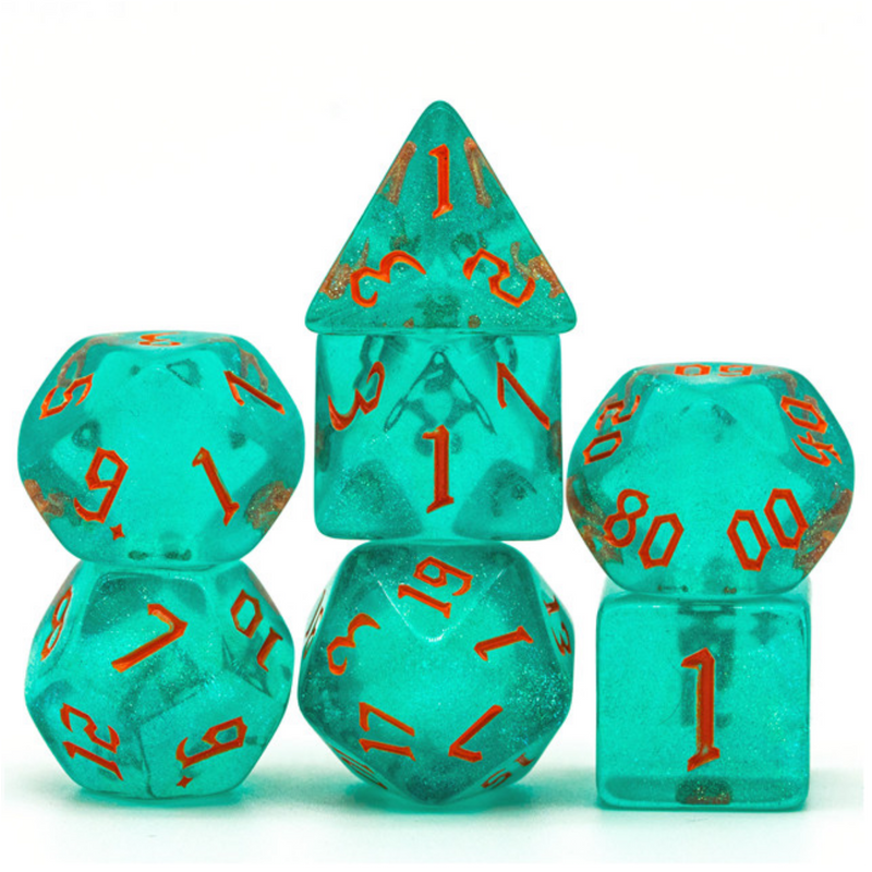 Foam Brain Games: RPG Dice Set - Hurricane Elemental