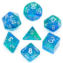 Foam Brain Games: RPG Dice Set - Ocean Glitter
