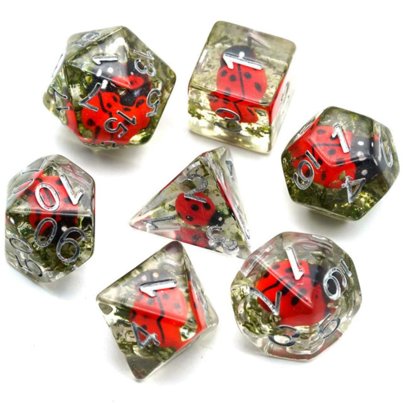 Foam Brain Games: RPG Dice Set - Red Ladybug