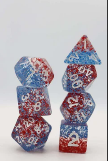 Foam Brain Games: RPG Dice Set - Coral Reef