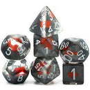 Foam Brain Games: RPG Dice Set - Suit of Dice (Diamonds)