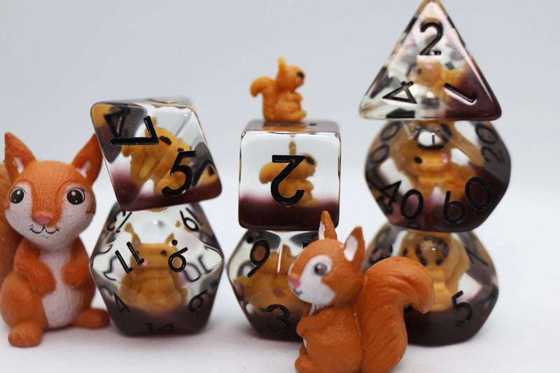 Foam Brain Games: RPG Dice Set - Squirrel