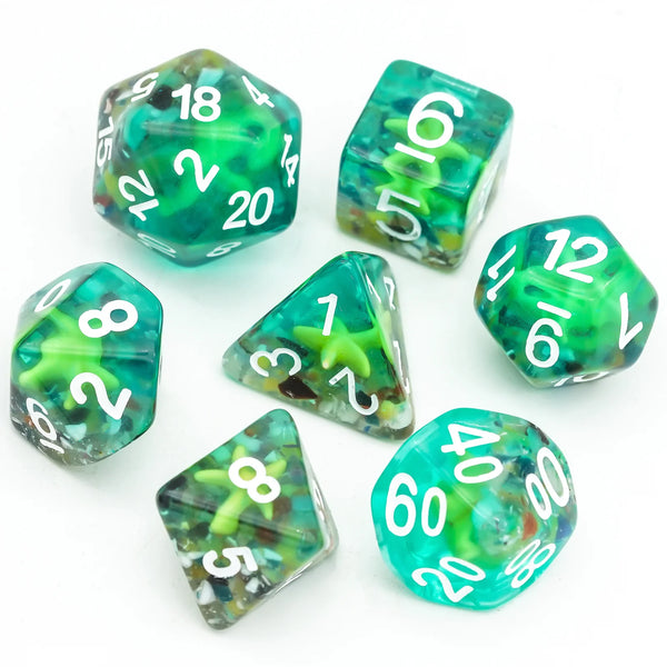 Foam Brain Games: RPG Dice Set - Starfish Tank