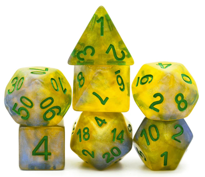 Foam Brain Games: RPG Dice Set - Starlight