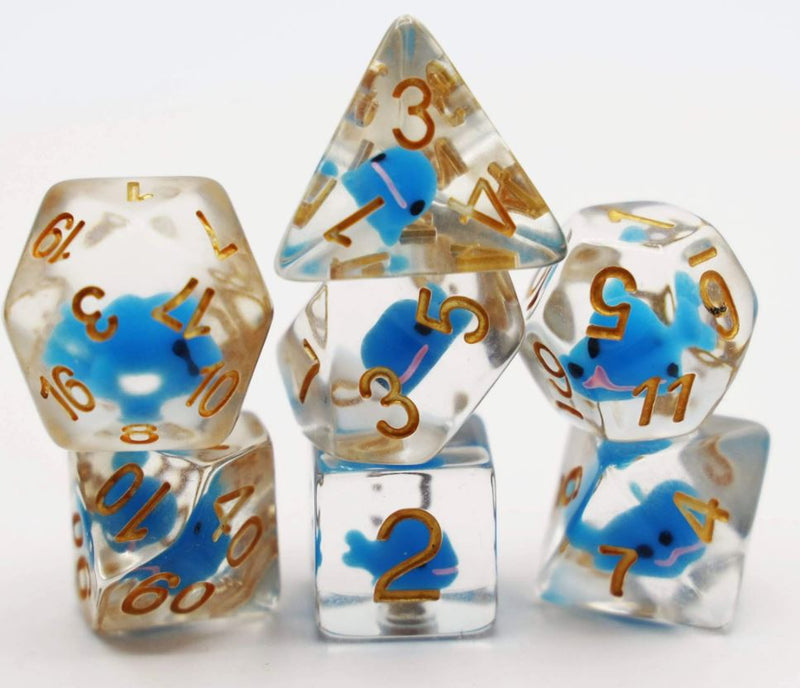 Foam Brain Games: RPG Dice Set - Blue Whale