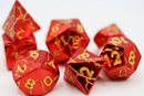Foam Brain Games: RPG Metal Dice Set - Ruby Quarry