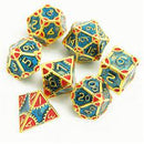 Foam Brain Games: RPG Metal Dice Set - SteamPunk (High Top)