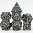 Foam Brain Games: RPG Metal Dice Set - SteamPunk (Silver)