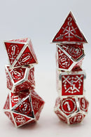 Foam Brain Games: RPG Metal Dice Set - Sword of Hearts