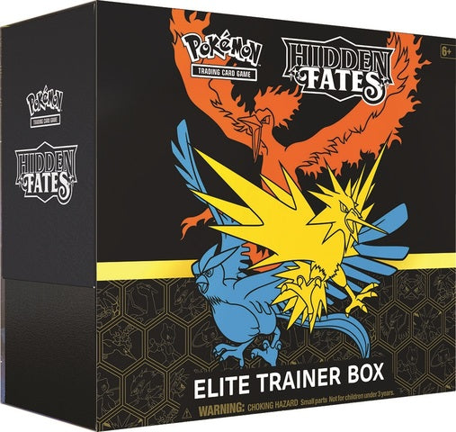 Hidden Fates Elite Trainer Box PTCGL Promo Code - Moltres & Zapdos & Articuno GX SM210