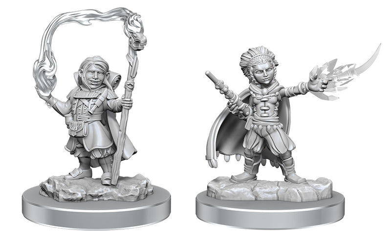 D&D: Nolzur's Marvelous Unpainted Miniatures - Halfling Wizards (Wave 20)