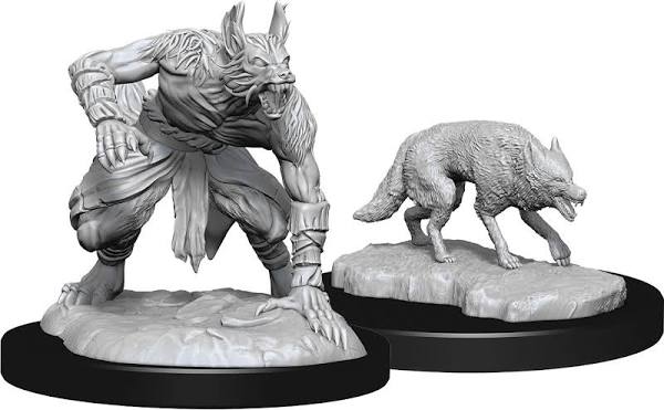 D&D: Nolzur's Marvelous Unpainted Miniatures - Jackalwere & Jackal