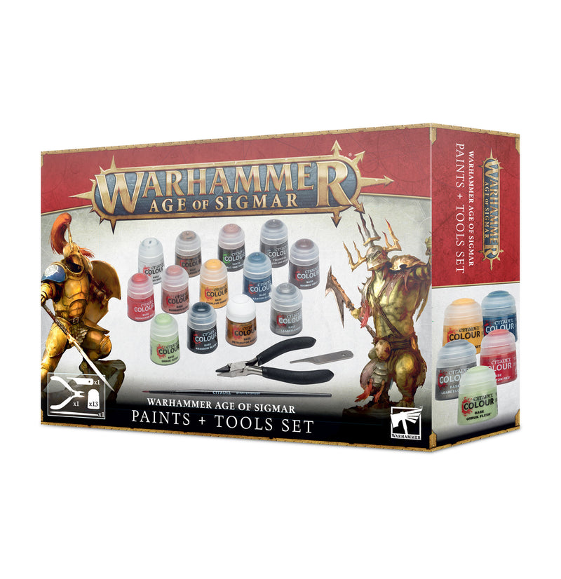Warhammer AoS: Tools + Paints Set