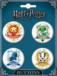 Harry Potter: 4 Button Pin Set - Charms 2