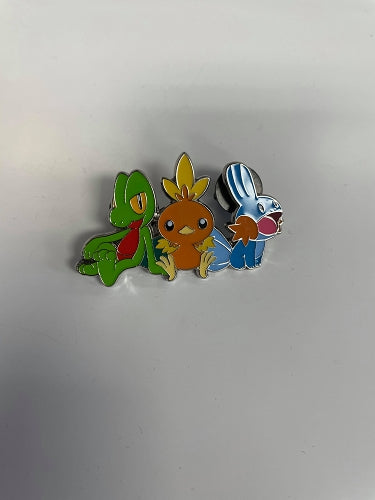 Pokemon: Official Pin - Hoenn Trio (Treecko, Torchic, Mudkip)
