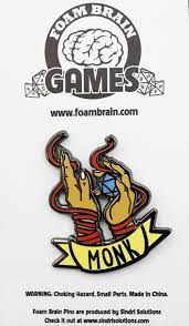 Foam Brain Games: Enamel Pin - Class (Monk)