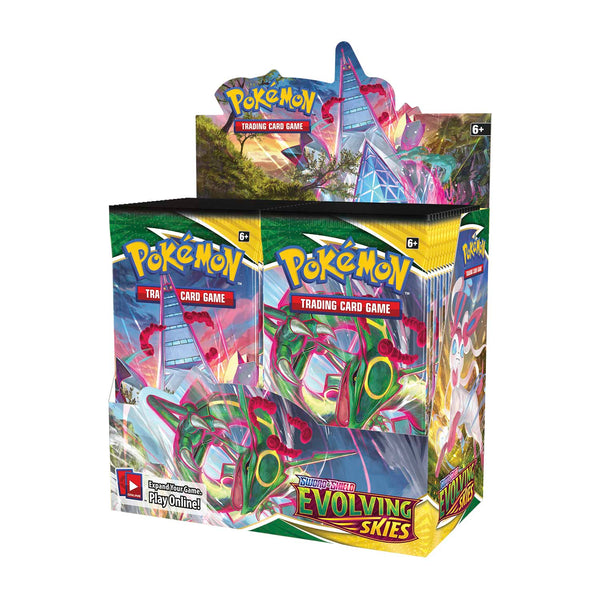  Pokemon Evolving Skies - Sleeved Booster Packs x 36 - Booster  Box : Toys & Games