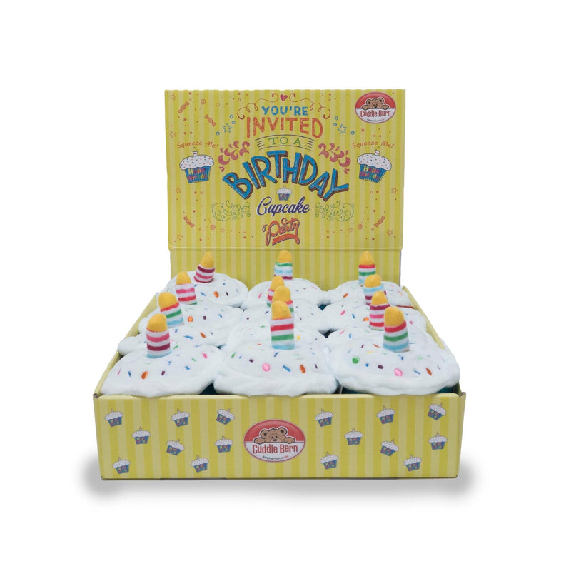 Cuddle Barn: Birthday Cupcake Squeezer Plush (Random)